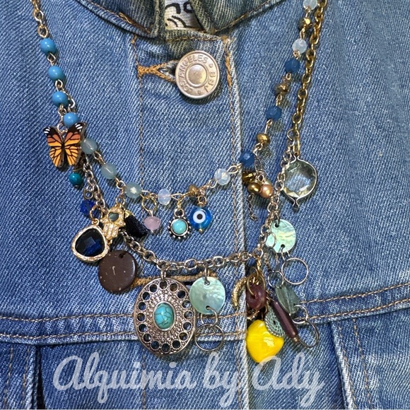 Alquimia Multicolor Charm Necklace - Picture 2 of 5